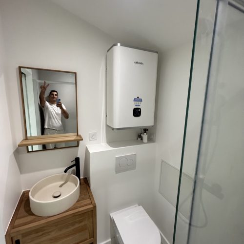 Transformation d'une dependance en salle de Sport avec douche Toulouse 31 Haute garonne 18 Rénovation maison sur Blagnac 31