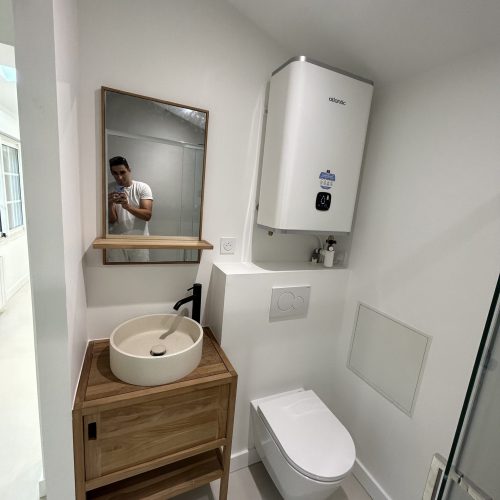 Transformation d'une dependance en salle de Sport avec douche Toulouse 31 Haute garonne 19 Rénovation maison sur Blagnac 31